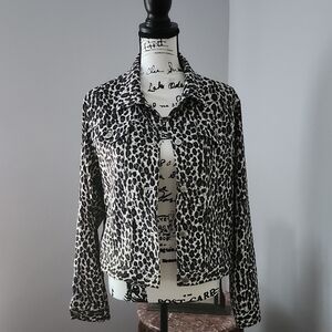 Amanda Smith Leopard Print Jacket